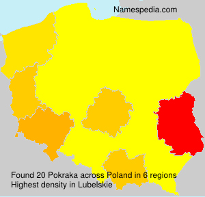 Surname Pokraka in Poland Surname Pokraka in Poland