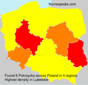 Surname Pokrzycka in Poland Surname Pokrzycka in Poland