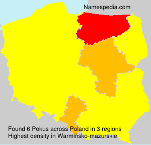 Surname Pokus in Poland Surname Pokus in Poland