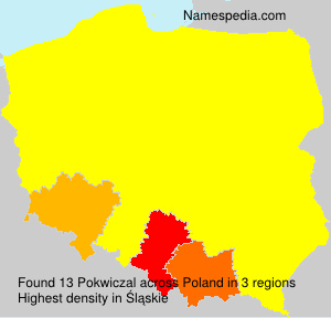 Surname Pokwiczal in Poland