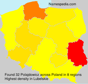 Surname Polajdowicz in Poland Surname Polajdowicz in Poland