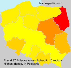 Surname Polecka in Poland Surname Polecka in Poland