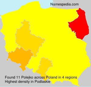 Surname Polejko in Poland Surname Polejko in Poland