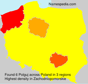 Surname Polguj in Poland