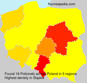 Surname Policinski in Poland Surname Policinski in Poland