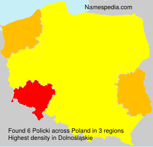 Surname Policki in Poland Surname Policki in Poland
