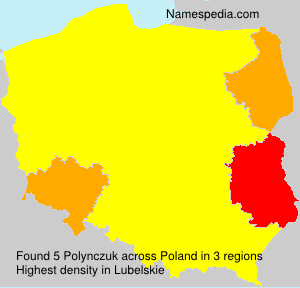 Surname Polynczuk in Poland Surname Polynczuk in Poland