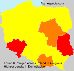 Surname Pomijan in Poland Surname Pomijan in Poland