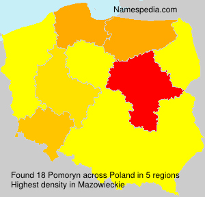 Surname Pomoryn in Poland Surname Pomoryn in Poland