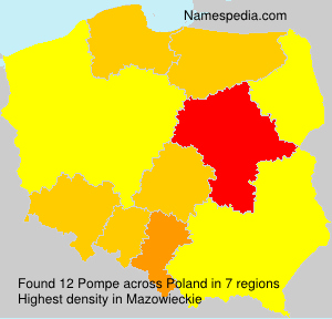 Surname Pompe in Poland Surname Pompe in Poland