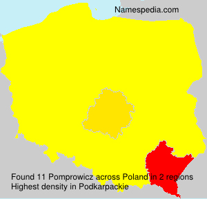 Surname Pomprowicz in Poland Surname Pomprowicz in Poland