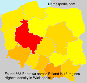 Surname Poprawa in Poland Surname Poprawa in Poland