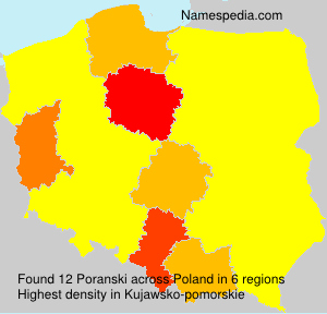 Surname Poranski in Poland Surname Poranski in Poland