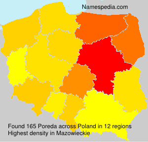 Surname Poreda in Poland Surname Poreda in Poland