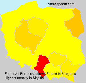 Surname Poremski in Poland Surname Poremski in Poland