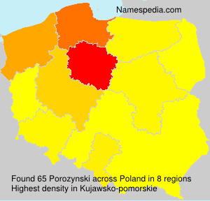 Surname Porozynski in Poland Surname Porozynski in Poland