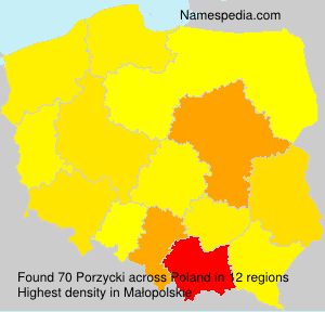 Surname Porzycki in Poland Surname Porzycki in Poland