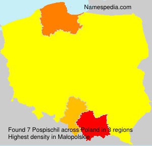 Surname Pospischil in Poland Surname Pospischil in Poland