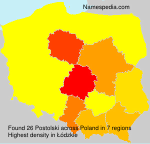 Surname Postolski in Poland Surname Postolski in Poland