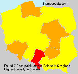 Surname Postupalski in Poland Surname Postupalski in Poland