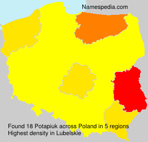 Surname Potapiuk in Poland Surname Potapiuk in Poland