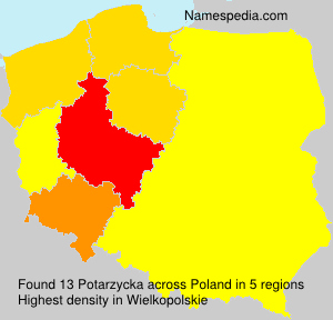 Surname Potarzycka in Poland Surname Potarzycka in Poland
