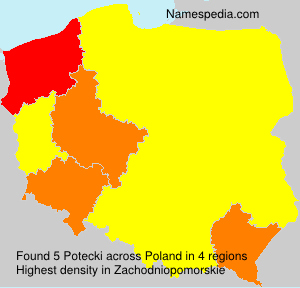 Surname Potecki in Poland Surname Potecki in Poland