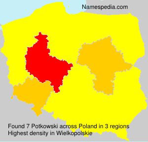 Surname Potkowski in Poland Surname Potkowski in Poland