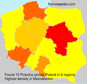 Surname Potucha in Poland Surname Potucha in Poland