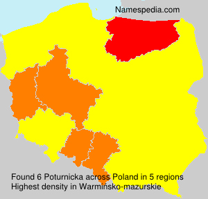 Surname Poturnicka in Poland Surname Poturnicka in Poland