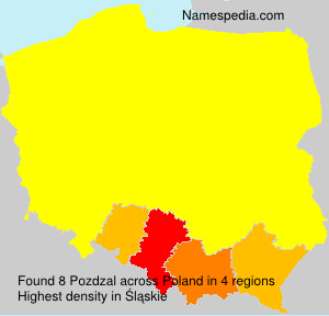 Surname Pozdzal in Poland Surname Pozdzal in Poland