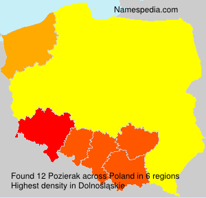 Surname Pozierak in Poland Surname Pozierak in Poland