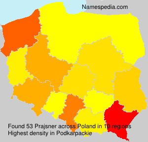 Surname Prajsner in Poland Surname Prajsner in Poland