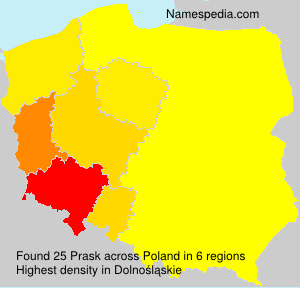 Surname Prask in Poland Surname Prask in Poland