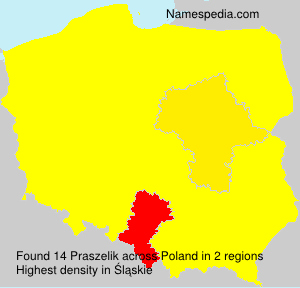 Surname Praszelik in Poland Surname Praszelik in Poland