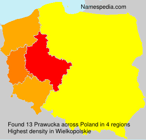 Surname Prawucka in Poland Surname Prawucka in Poland