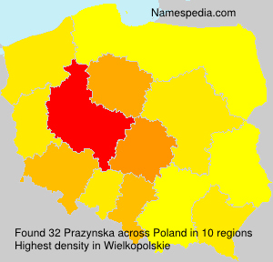 Surname Prazynska in Poland Surname Prazynska in Poland