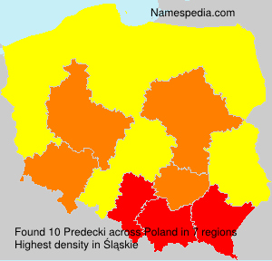 Surname Predecki in Poland Surname Predecki in Poland