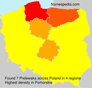 Surname Prelewska in Poland Surname Prelewska in Poland