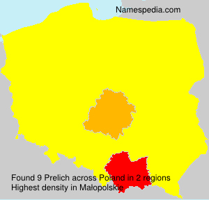 Surname Prelich in Poland Surname Prelich in Poland