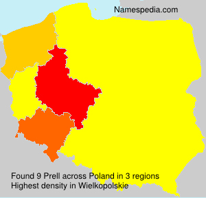 Surname Prell in Poland Surname Prell in Poland