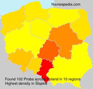 Surname Proba in Poland Surname Proba in Poland