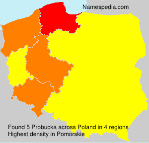 Surname Probucka in Poland Surname Probucka in Poland