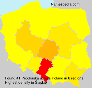 Surname Prochaska in Poland Surname Prochaska in Poland