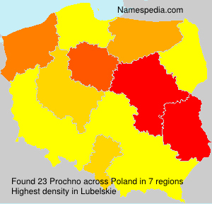 Surname Prochno in Poland Surname Prochno in Poland