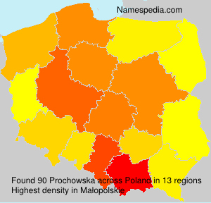 Surname Prochowska in Poland Surname Prochowska in Poland