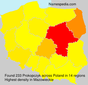 Surname Prokopczyk in Poland Surname Prokopczyk in Poland