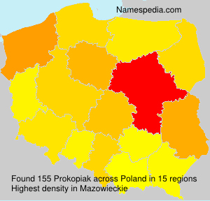 Surname Prokopiak in Poland Surname Prokopiak in Poland