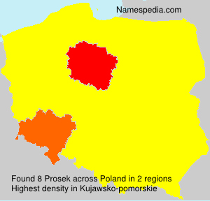 Surname Prosek in Poland Surname Prosek in Poland