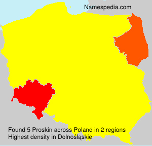 Surname Proskin in Poland Surname Proskin in Poland